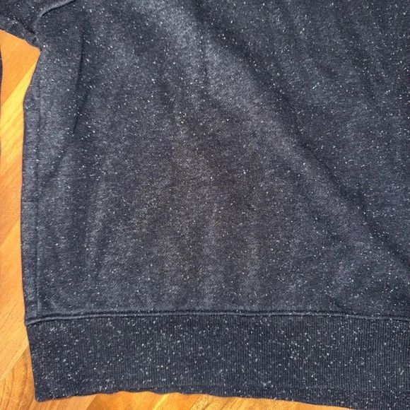 Under Armour Women's Pullover Mock Neck Sweatshirt crop Long Sleeve Top Black - Picture 2 of 5